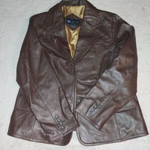 Relativity Dark Brown Leather Jacket